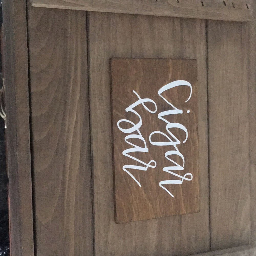 Wooden Cigar Bar Box